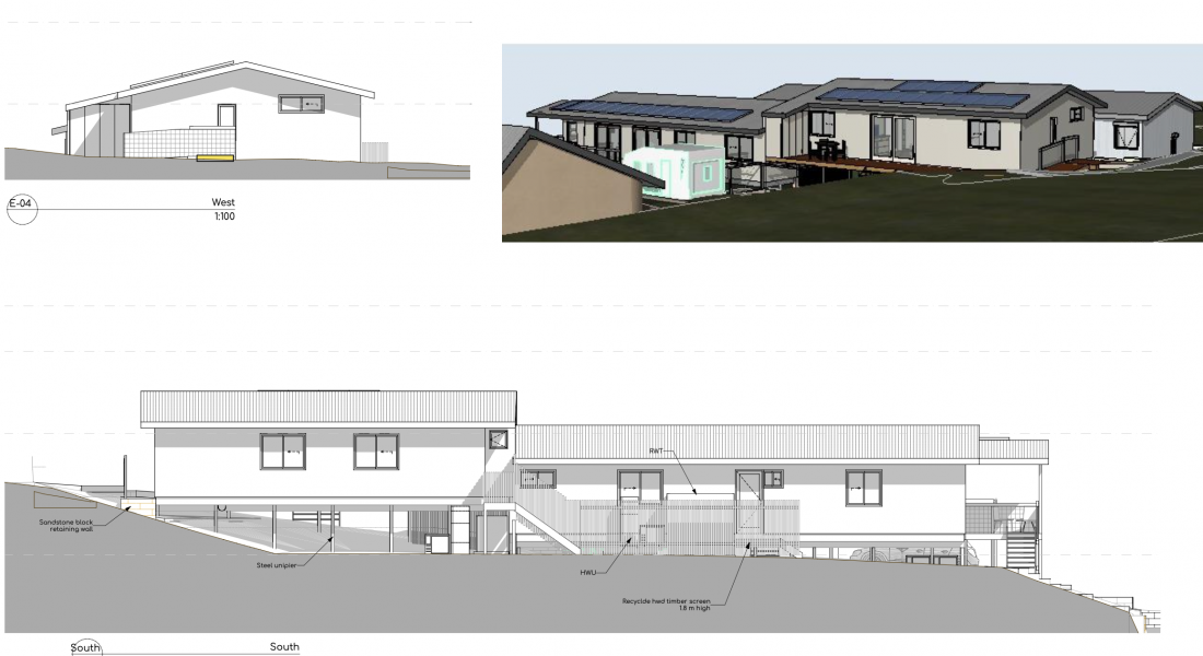 House plans to illustrate text